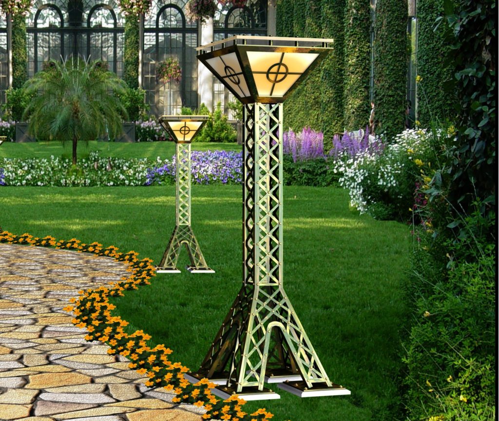 Ornamental Iron Light K 001 » Wrought Iron Concept