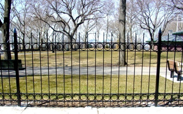Iron picket fence FN 015