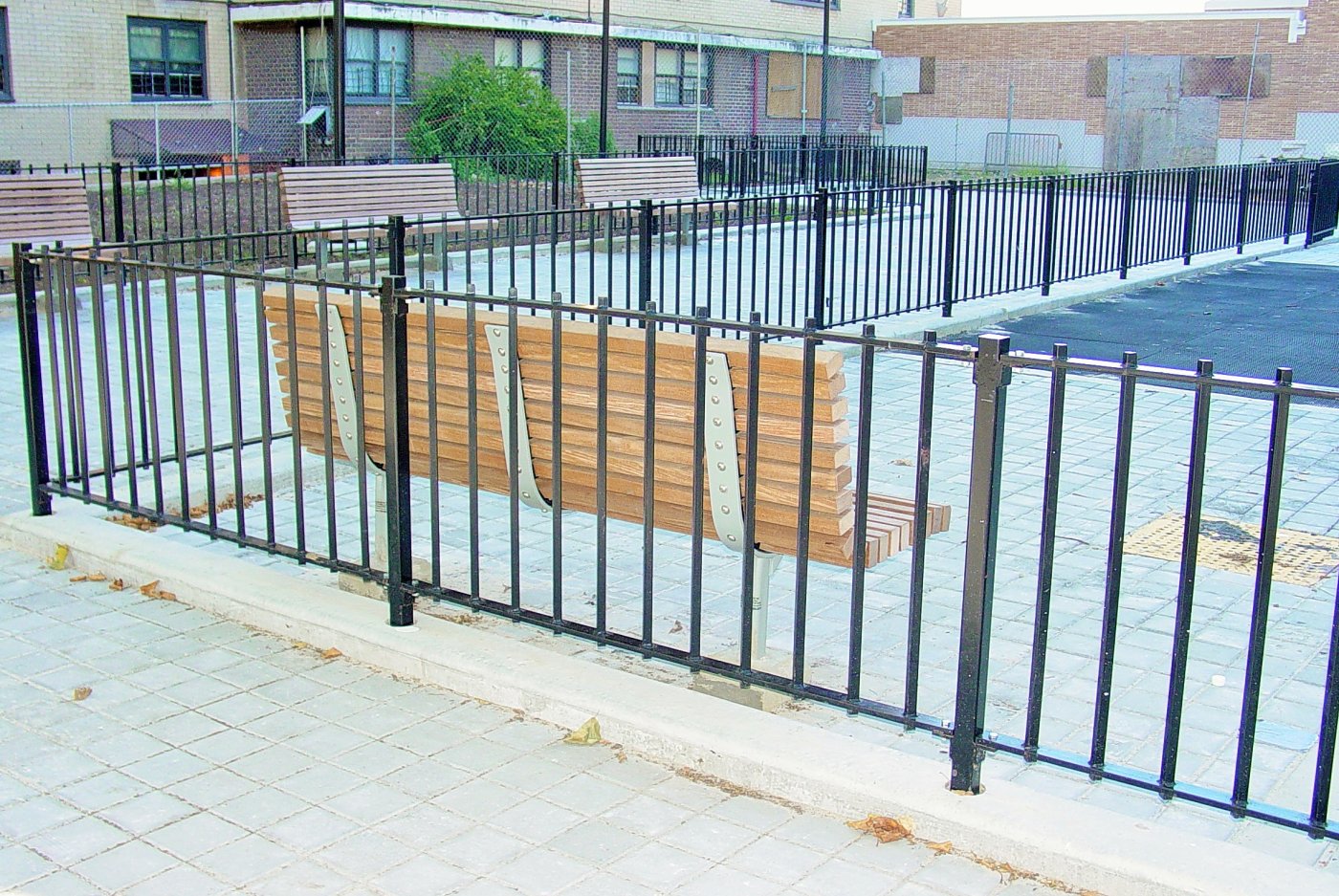 Iron picket fence FN 034
