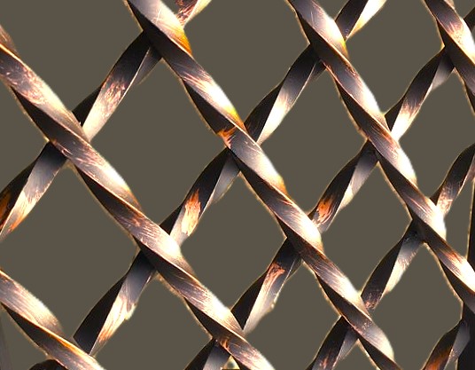 Lattice style iron window grille D-400-D