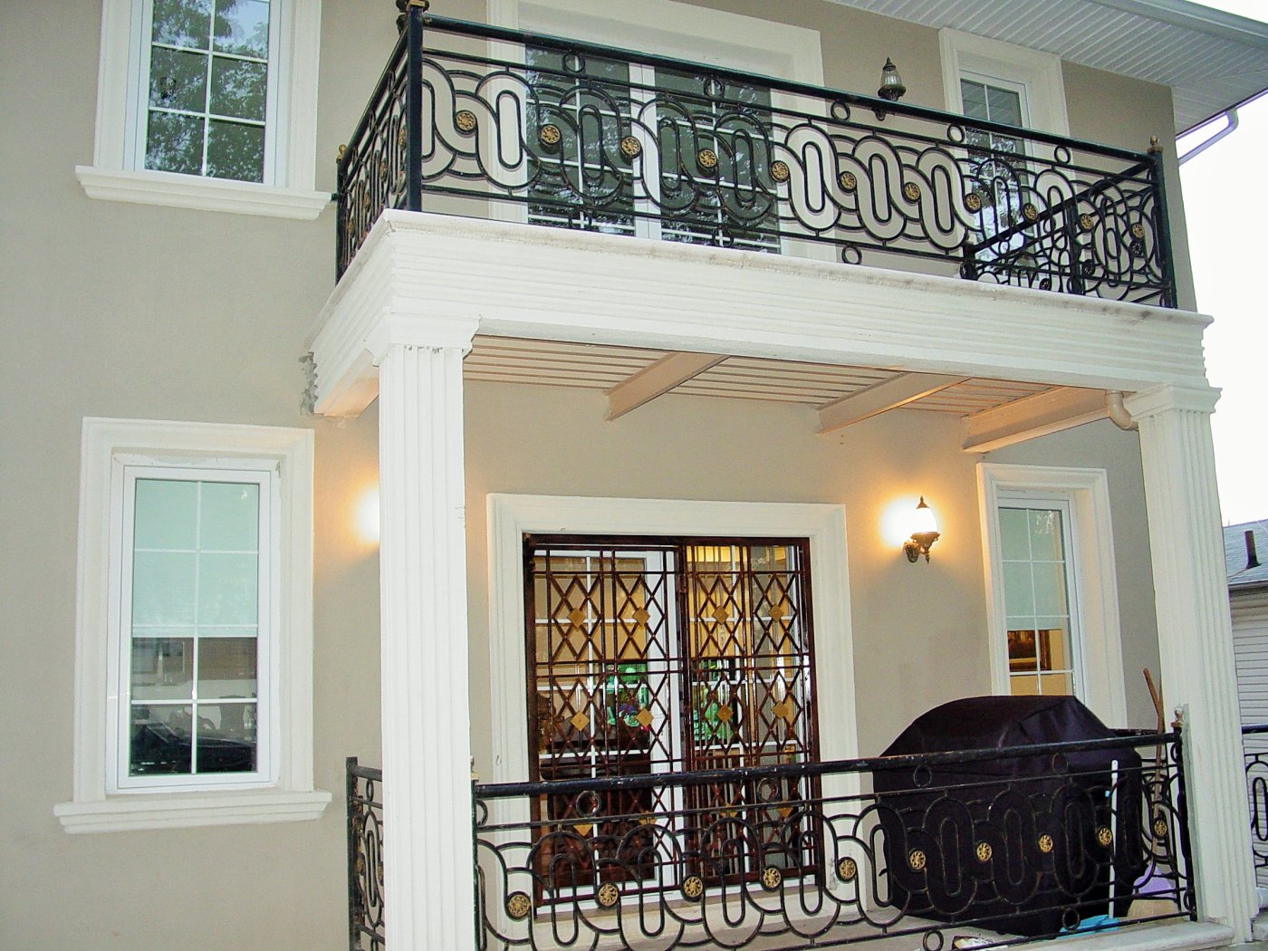 Wrought iron rail RL 003