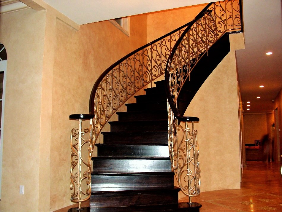 Wrought iron rail RL 007