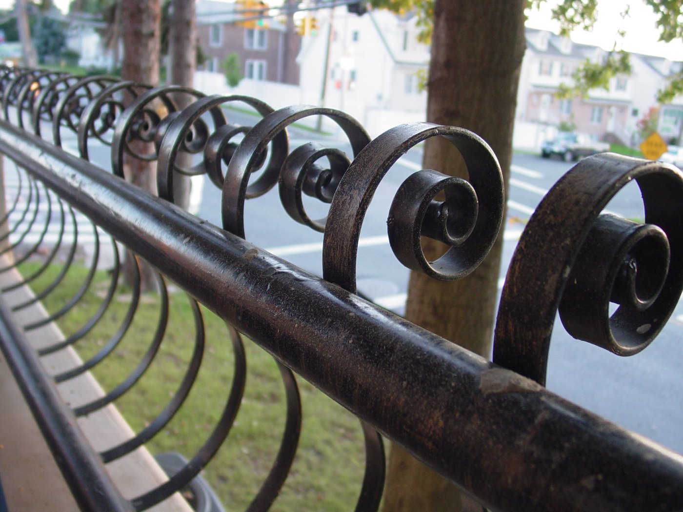 Wrought iron rail RL 014