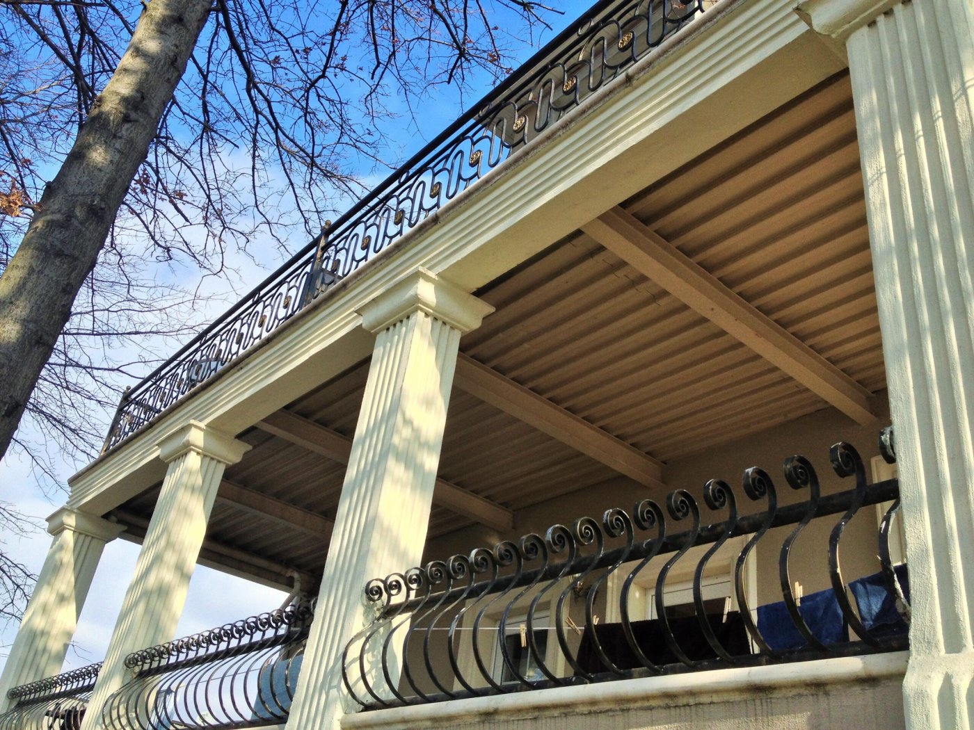 Wrought iron rail RL 020